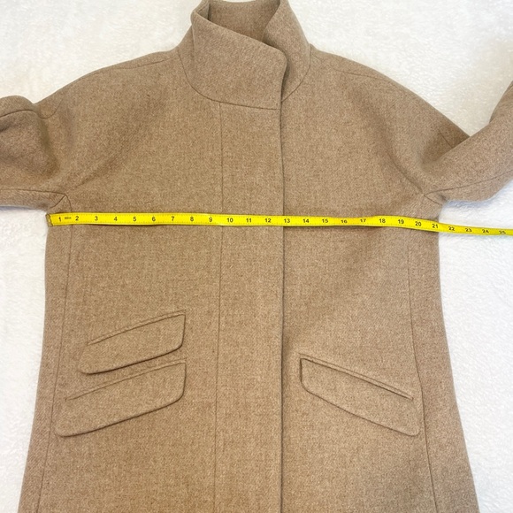 J. Crew Cocoon Coat in Italian Stadium Cloth Wool Blend Nello Gori Pale Blush 8 - Picture 13 of 13